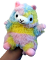 Preview: Alpaca Handspieltier Rainbow シ Plüsch Handpuppe Alpaka