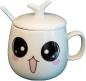 Preview: Teetasse - Kaffeetasse mit Deckel und Zubehör Anime Cartoon Motiv Teetasse