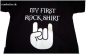 Preview: Kinder Body  シ MY First Rock Shirt  シ Schwarz