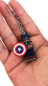 Preview: Captain America  LOZ Schlüsselanhänger | Lego Motiv Handy Anhänger | SET