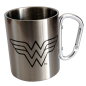 Preview: DC Wonder Woman Ψ Kaffee oder Tee Pott Ψ Edelstahl mit Karabiner