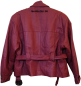 Preview: Damen Lederjacke ✰  Vintage ✰  80er NDW ✰ Burgundy