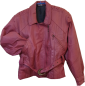 Preview: Damen Lederjacke ✰  Vintage ✰  80er NDW ✰ Burgundy