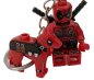 Preview: Deadpool Set mit Deadpool Hund Ψ LOZ Schlüsselanhänger Ψ Lego Motiv Handy Anhänger