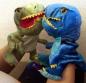 Preview: Handspielpuppe Tyranosaurus Rex  シ Handpuppe mit Klappmaul シ Grün