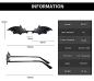 Preview: Fledermaus Vampir Sonnenbrille ☣ Gothic Brille ☣ Unisex ☣ ROT