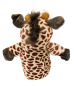 Preview: Handspielpuppe Giraffe シ Handpuppe mit Klappmaul シ weiß-braun