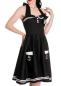 Preview: Hell Bunny Neckholder Kleid - Motley - Sommer Damenkleid - Schwarz