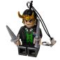 Preview: President LOKI LOZ Schlüsselanhänger Ψ Set mit Waffen Ψ Lego Motiv Handy Anhänger