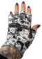 Preview: Manga Ahegao Motiv Handschuhe ❖ Manga Print Motiv ❖ Fingerlose Unisex Handschuhe