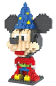 Preview: Mickey Maus Zauberer シ iBlock Fun Micro Block Set mit Box シ 300 Steine