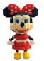 Preview: Minnie Mouse Motiv Bausteine 488 Stück - Mini Blocks - Micro Block Set mit Sammelbox