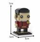 Preview: Mr. Spock Star Trek  -TNG - Action Figur- MOC Blocks Modelbausteine