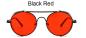 Preview: Vintage Steampunk Sonnenbrille Retro Gohtic - Metall Google Brille Rot