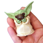 Preview: Star Wars ☢ Anhänger Figur ☢ Baby Yoda - Grogu Figur lunch ☢ mit Box