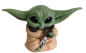 Preview: Star Wars ☢ Yoda Grogu ☢ Figur Anhänger mit Mandalorian Kette