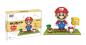 Preview: Super Mario Bros. Luigi 2000 Steine ZMS Micro Blocks Set mit Toad, Goomba Block mit Karton