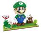 Preview: Super Mario Bros Luigi ZMS Mirco Blocks Set mit Toad, Goomba Block mit Flower