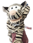 Preview: Handspielpuppe Tigerシ Handpuppe mit Klappmaul シ schwarz-weiß