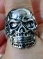 Preview: Totenkopf - Skull Ring | Silberfarben | Biker - Gothic