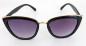 Preview: Vintage Damen Sonnenbrille ☣ Cat Eye ☣ Schwarz Gold