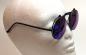 Preview: Vintage Steampunk Flip Sonnenbrille ☢  Retro Gothic Google Brille ☢ Blau