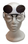 Preview: Vintage Steampunk Flip Sonnenbrille ☢  Retro Gothic Google Brille ☢ Blau