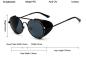 Preview: Vintage Steampunk Sonnenbrille Retro, Gohtic Metall Google