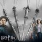 Preview: Harry Potter ☛ Zauberstab mit Kette ☛ Antik Silber ☛ 11cm