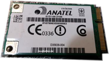 ANATEL 0151-06-2198 WIRELESS WIFI CARD WM3945ABG