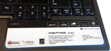 Acer Aspire 5735Z Notebook | 15,6" Zoll | 2 GHz | Bastler- Recycling Gerät