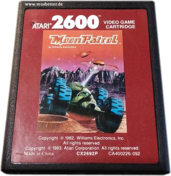 Moon Patrol Game für Atari 2600 シ Modul シ Retrogame