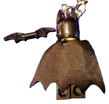 Batman LOZ Schlüsselanhänger | Lego Styl | 2 Teilig