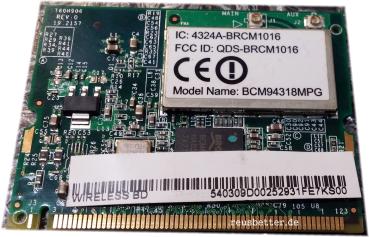 Broadcom Wireless Card | 802.11g Wi-Fi | BCM94318MPG | Dell - HP