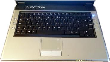 Clevo M665S Notebook ☑️ Intel Cel.1.6 GHz ☑️ incl Tasche und Software ☑️ 15,4 Zoll WXGA