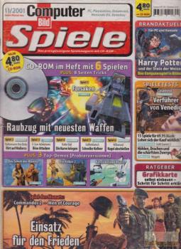 Computer Bild Spiele Ausgabe 11 /2001〄 incl. Forsaken 〄 PC CDROM