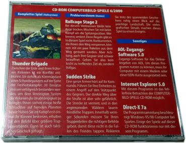 Computer Bild Spiele Ausgabe 6/2000 ☑️ Thunder Brigade