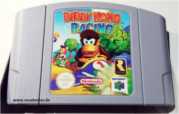 DIDDY KONG RACING Nintendo 64 Modul Cartridge Pal mit Verpackung