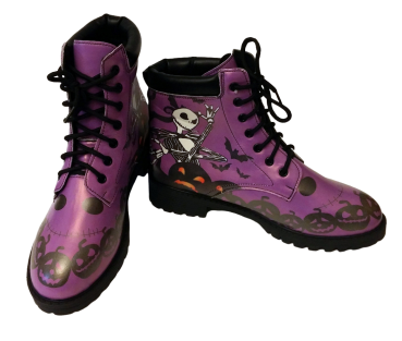 Unisex Boots Nightmare Before Christmas Jack Skellington  Lila  39