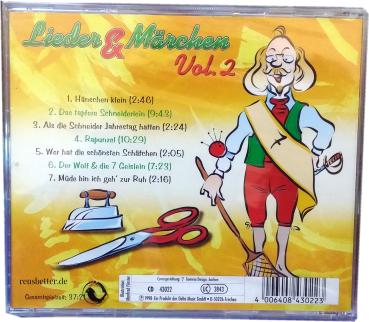 Das tapfere Schneiderlein ✰ Lieder und Märchen ✰ Vol.2 CD