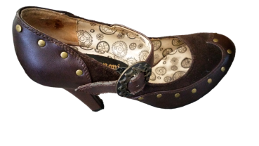 Damen Pumps DEMONIA Tesla-03 Steampunk Industrial Damen Schuhe Größe 39