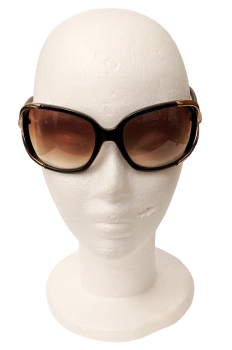 Design Damen Sonnenbrille ☀ Sarah Kern ☀ mit Goldenem Hartschalen Etui