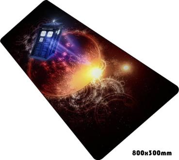 Doctor Who - GALLIFREYAN - Tardis Police Box | Schreibtisch Unterlage - Mauspad XL