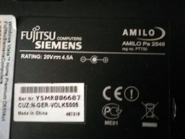 Fujitsu Amilo PA 2548 ☛ GER-VOLKS005 ☛ 2GHz Recycling Notebook