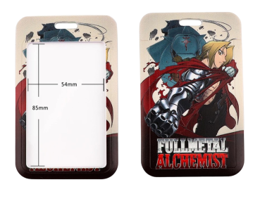 Fullmetal Alchemist Anime Motiv Kartenhalter Schlüsselband 3Teile