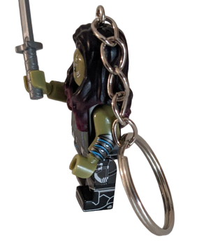 Gamora Metall Schlüsselanhänger シ LOZ Baustein Set シ DIY Geschenk