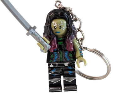 Gamora Metall Schlüsselanhänger シ LOZ Baustein Set シ DIY Geschenk