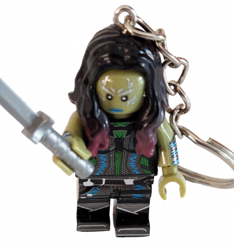 Gamora Metall Schlüsselanhänger シ LOZ Baustein Set シ DIY Geschenk