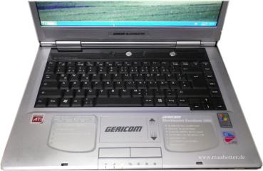 Gericom Blockbuster Excellent 7000 Laptop ❖ 1.7 GHz Intel ❖ 15.4 Zoll ❖ 60 HDD