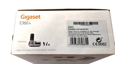 Gigaset E560A - Schnurloses Telefon - Senioren DECT-Telefon